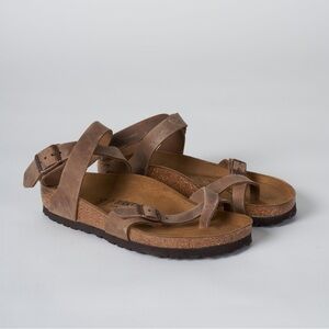 Birkenstock Brown Strappy Sandals